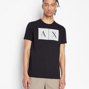 A|X ARMANI EXCHANGE Men's Triangulation Crew Neck Tshirt